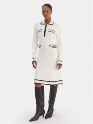 Liu Jo Sport Sukienka dzianinowa TF5251 MS59L Écru Regular Fit. Sukienki Liu Jo Sport, l, bez wzorów, z dzianiny, sportowe, bez kołnierzyka, bez ramiączek, sportowe. Za 899.99 zł.