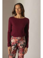 Perfect Cashmere Kaszmirowy sweter "Megan" w kolorze bordowym rozmiar: L. Czerwone swetry Perfect Cashmere, l, bez wzorów, z kaszmiru, bez ramiączek. Za 402.45 zł.