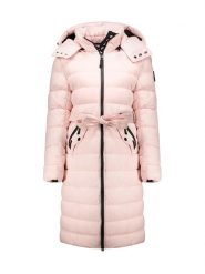 Canadian Peak Płaszcz zimowy "Cabimeak" w kolorze jasnoróżowym rozmiar: M. Różowe płaszcze Canadian Peak, na zimę, m, bez wzorów, z puchu, bez kaptura. Za 329.95 zł.