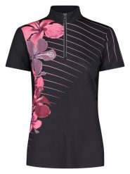 CMP Koszulka kolarska w kolorze czarnym rozmiar: 36. Czarne t-shirty sportowe CMP, bez wzorów, z materiału, bez ramiączek, rowerowe. Za 126.95 zł.