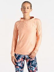 Dare 2b Bluza sportowa "Sprint City" w kolorze brzoskwiniowym rozmiar: 46. Pomarańczowe bluzy z kapturem Dare 2b, bez wzorów, z materiału, bez kaptura, do biegania. Za 65.23 zł.