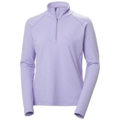 Bluza damska z zamkiem 1/2 Helly Hansen Tyri. Fioletowe bluzy Helly Hansen, bez wzorów, eleganckie, bez ramiączek, bez kaptura. Za 422.00 zł.