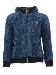 Peak Mountain Kurtka polarowa "Almi" w kolorze granatowym rozmiar: S. Niebieskie kurtki Peak Mountain, s, bez wzorów, z polaru, bez kaptura. Za 143.90 zł.