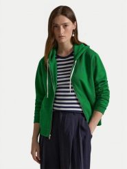 Polo Ralph Lauren Bluza 211943008011 Zielony Regular Fit. Zielone bluzy Polo Ralph Lauren, xs, bez wzorów, z bawełny, bez ramiączek, bez kaptura. Za 469.99 zł.