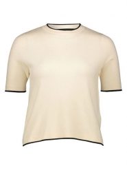 ONLY Sweter w kolorze kremowym rozmiar: M. Brązowe swetry ONLY, m, bez wzorów, bez ramiączek. Za 69.99 zł.