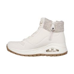 Buty damskie Skechers Uno Rugged. Brązowe buty treningowe Skechers, bez wzorów, ze skóry, bez zapięcia. Za 319.49 zł.