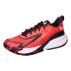 Buty do koszykówki Unisex Under Armour Lockdown 8 6009400. Białe buty treningowe Under Armour, bez wzorów, z gumy, bez zapięcia, do biegania. Za 340.30 zł.