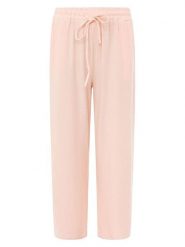 Zwillingsherz Spodnie w kolorze beżowym rozmiar: onesize. Brązowe spodnie materiałowe Zwillingsherz, bez wzorów, z materiału. Za 113.99 zł.