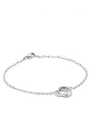 Daniel Wellington Bransoletka Elan DW00400163 Srebrny. Szare bransoletki Daniel Wellington, metalowe. Za 189.99 zł.