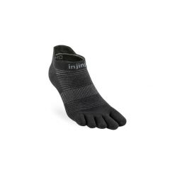Skarpetki Injinji Original Weight No-Show. Szare skarpetki Injinji, bez wzorów, ze skóry. Za 132.00 zł.