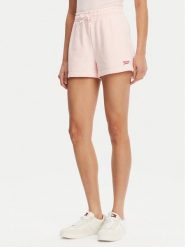 Tommy Jeans Szorty sportowe Script DW0DW20353 Różowy Regular Fit. Czerwone szorty sportowe Tommy Jeans, bez wzorów, z bawełny. Za 239.99 zł.