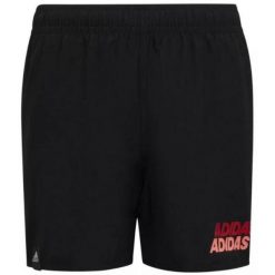 Adidas Black Swimsuit Children 152 - Szybkie i wygodne. Czarne szorty adidas, bez wzorów, z materiału, sportowe. Za 169.99 zł.