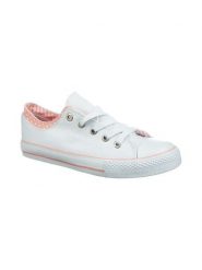 Buty na każdą stopę Trampki w kolorze białym rozmiar: 39. Białe trampki Buty na każdą stopę, bez wzorów, z tkaniny, bez zapięcia. Za 79.03 zł.