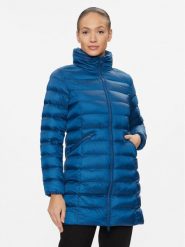 Tommy Hilfiger Kurtka puchowa Global Stripe WW0WW39221 Niebieski Regular Fit. Niebieskie kurtki Tommy Hilfiger, na zimę, xxs, bez wzorów, z puchu, bez kaptura. Za 699.99 zł.
