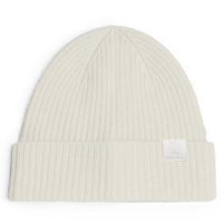 Czapka Tommy Hilfiger. Białe czapki zimowe Tommy Hilfiger, bez wzorów. Za 299.99 zł.