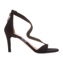 Marco Shoes Eleganckie sandały Ava czarne. Czarne sandały bez wzorów, eleganckie, bez obcasa, bez zapięcia. Za 419.00 zł.
