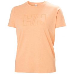 T-shirt damski Helly Hansen Tech Logo. Brązowe t-shirty Helly Hansen, bez wzorów, sportowe, bez kołnierzyka, bez ramiączek. Za 195.00 zł.