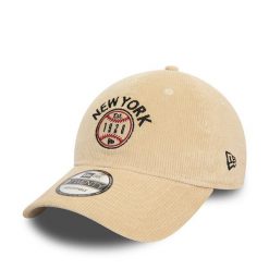 Czapka z daszkiem New Era. Brązowe czapki z daszkiem New Era, bez wzorów. Za 89.99 zł.
