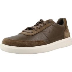 Buty CLARKS BRODIN LO Zielony. Zielone buty trekkingowe Clarks, ze skóry, bez zapięcia. Za 210.99 zł.