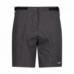 Szorty damskie z wewnętrzną dzianinową bielizną CMP Free. Czarne szorty CMP, bez wzorów, z dzianiny. Za 356.00 zł.