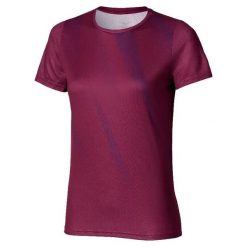 Koszulka damska Mizuno Core Graphic. Fioletowe t-shirty sportowe Mizuno, l, bez wzorów, z materiału, bez ramiączek, do biegania. Za 79.99 zł.