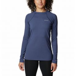 Koszulka Termiczna Damska Columbia Midweight Stretch Long Sleeve Top. Niebieskie bielizna termoaktywna damska Columbia, bez wzorów, bez ramiączek. Za 166.99 zł.