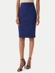 Maryley Spódnica mini 26EB710/43FR Granatowy Regular Fit. Niebieskie spódnice Maryley, m, bez wzorów, z syntetyku, mini. Za 229.99 zł.