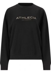 Bluza damska Athlecia Atkins. Brązowe bluzy bez kaptura Athlecia, z aplikacjami, z bawełny, bez kaptura, na fitness i siłownię. Za 169.50 zł.