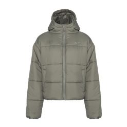 Kurtka damska Nike Sportswear Classic Puffer Therma-Fit. Zielone kurtki do biegania Nike, m, bez wzorów, bez kaptura, do biegania. Za 529.99 zł.