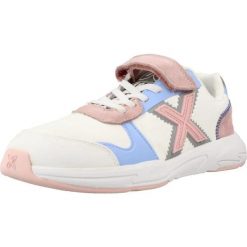Buty MUNICH SPORT 8895106M Biały. Białe trekkingi munich, bez wzorów, ze skóry, bez zapięcia, na fitness i siłownię. Za 239.99 zł.