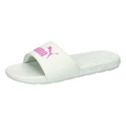 Klapki damskie Puma Cool Cat 2.0 40. Czerwone klapki Puma, bez wzorów, z syntetyku, bez obcasa, bez zapięcia. Za 86.99 zł.