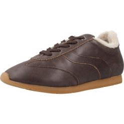 Kapcie UNISA DAPSE AF Brązowy. Brązowe kapcie Unisa, bez wzorów, ze skóry. Za 433.99 zł.