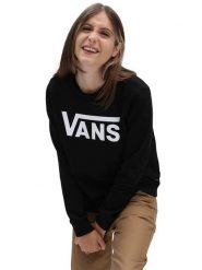 Vans Bluza w kolorze czarnym rozmiar: XS. Czarne bluzy Vans, xs, bez wzorów, z bawełny, bez kaptura. Za 154.95 zł.