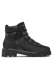 Sorel Trapery Lennox™ Hiker Stkd Wp NL4841-011 Czarny. Czarne traperki Sorel, bez wzorów, ze skóry, bez obcasa, bez zapięcia. Za 989.99 zł.