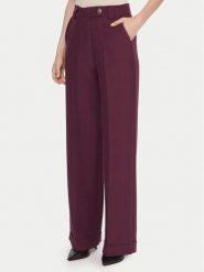 Maryley Spodnie materiałowe 25IB563/43BU Bordowy Regular Fit. Czerwone spodnie materiałowe Maryley, bez wzorów, z materiału. Za 319.99 zł.