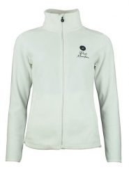 Peak Mountain Kurtka polarowa "Adaro" w kolorze kremowym rozmiar: L. Brązowe kurtki Peak Mountain, l, bez wzorów, z polaru, bez kaptura. Za 113.99 zł.