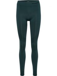 Damskie legginsy bezszwowe z wysokim stanem Hummel Shaping. Zielone legginsy sportowe Hummel, na jesień, s, bez wzorów, z dzianiny, z podwyższonym stanem, na fitness i siłownię. Za 168.00 zł.