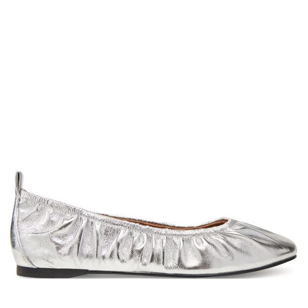 Baleriny Tamaris. Szare baleriny Tamaris, bez wzorów, bez obcasa, bez zapięcia. Za 309.99 zł.