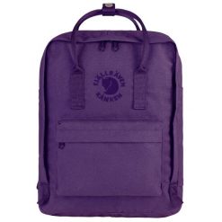 Plecak sportowo-turystyczny Re-Kanken 16l. Niebieskie plecaki Fjällräven, bez wzorów, bez dodatków. Za 529.99 zł.