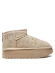 Liu Jo Śniegowce Jane 01 SA4051 PX373 Beżowy. Brązowe śniegowce Liu Jo, bez wzorów, ze skóry, bez zapięcia. Za 719.99 zł.