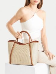 Gino Rossi Torebka TYLO-11 Brązowy. Brązowe torebki klasyczne Gino Rossi, bez wzorów, bez dodatków. Za 229.99 zł.