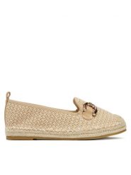 DeeZee Espadryle JSZ0325-1 Beżowy. Brązowe espadryle DeeZee, bez wzorów, z tworzywa sztucznego, bez obcasa. Za 119.99 zł.