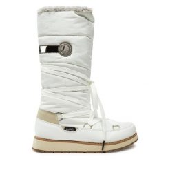 Śniegowce Luhta. Białe śniegowce Luhta, bez wzorów, bez zapięcia. Za 479.99 zł.