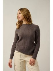 AUTHENTIC CASHMERE Kaszmirowy sweter "Assia" w kolorze brązowym rozmiar: XXL. Brązowe swetry AUTHENTIC CASHMERE, xxl, bez wzorów, z kaszmiru, bez ramiączek. Za 369.99 zł.