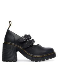 Dr. Martens Czółenka Eviee Mary Jane DM27371001 Czarny. Czarne czółenka Dr Martens, bez wzorów, ze skóry, bez obcasa, bez zapięcia. Za 949.99 zł.