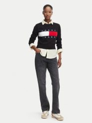 Tommy Jeans Jeansy DW0DW23469 Niebieski Straight Leg. Niebieskie jeansy Tommy Jeans, bez wzorów, z bawełny. Za 409.99 zł.