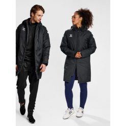 Kurtka parka HML CORE XK BENCH JACKET. Czarne kurtki Hummel, l, bez wzorów, eleganckie, bez kaptura. W wyprzedaży za 314.00 zł.