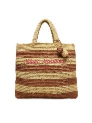 Liu Jo Torebka AA6245 A0006 Brązowy. Brązowe shopper bag Liu Jo, bez wzorów, bez dodatków. Za 379.99 zł.