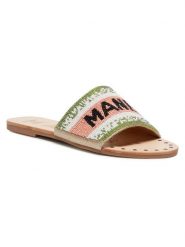 Manebi Klapki Leather Sandals S 3.8 Y0 Kolorowy. Klapki Manebi, bez wzorów, z materiału, bez obcasa, bez zapięcia. Za 519.99 zł.
