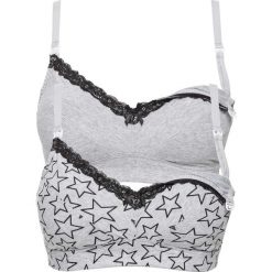 Biustonosz do karmienia piersią (2 szt.) bonprix z nadrukiem + szary melanż. Biustonosze marki bonprix. Za 75.98 zł.